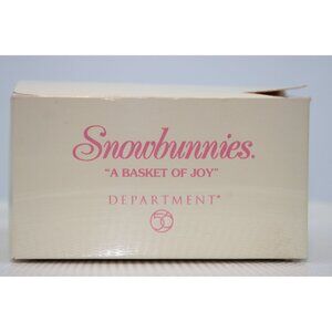 Dept  56  Snowbunnies  -  A Basket of Joy